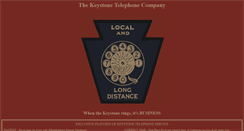 Desktop Screenshot of keystonetelephone.com