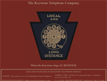 Tablet Screenshot of keystonetelephone.com